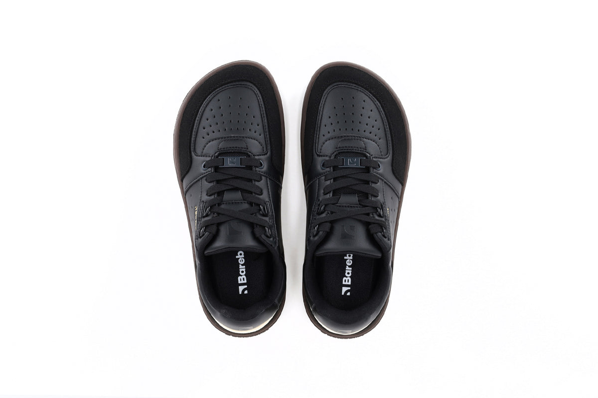 Barefoot Sneakers Barebarics Wave 2.0 - Black & Dark Brown