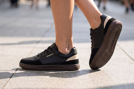 Barefoot Sneakers Barebarics Wave 2.0 - Black & Dark Brown
