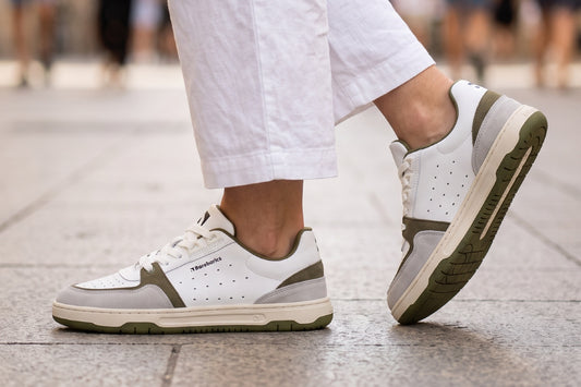 Barefoot Sneakers Barebarics Wave 2.0 - White & Green