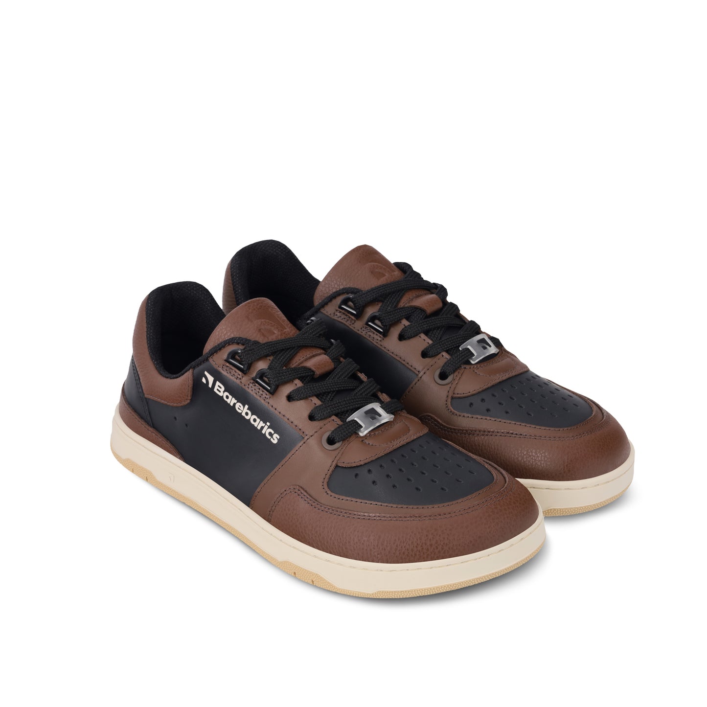 Baskets pieds nus Barebarics Wave - Noir et marron foncé