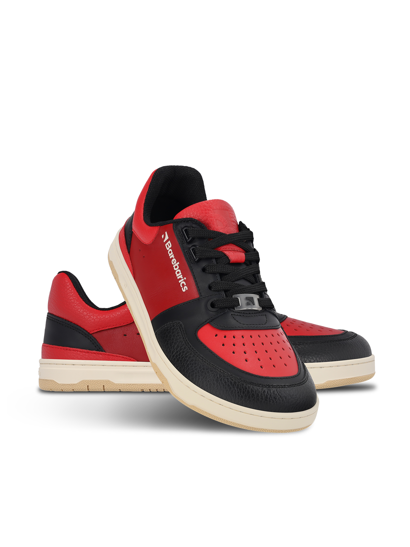 Barefoot Sneakers Barebarics Wave - Black & Red