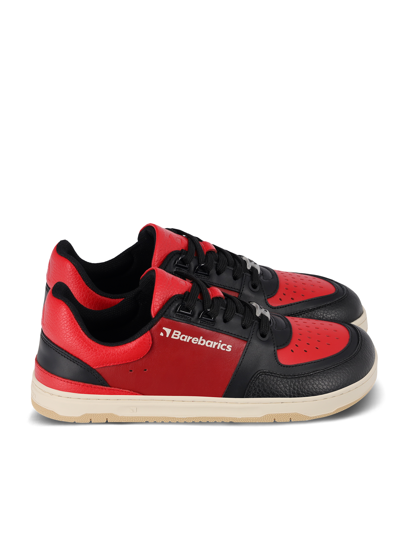 Barefoot Sneakers Barebarics Wave - Black & Red