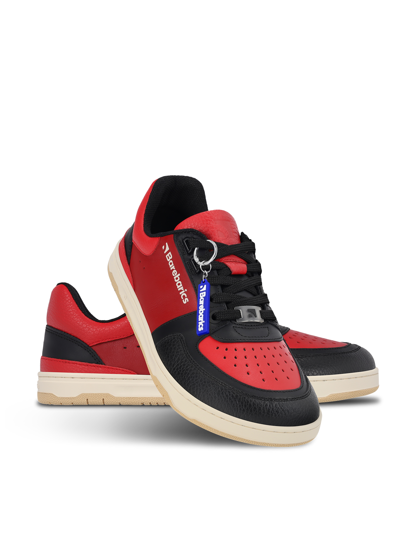 Barefoot Sneakers Barebarics Wave - Black & Red