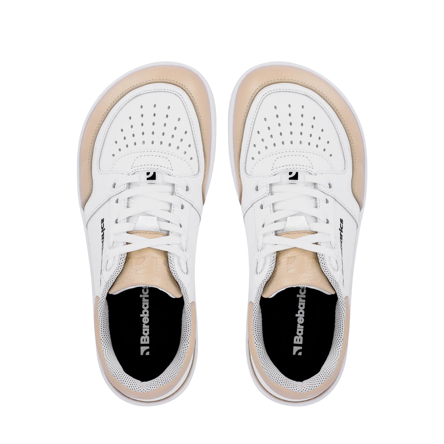 Barefoot Sneakers Barebarics Wave - White & Beige