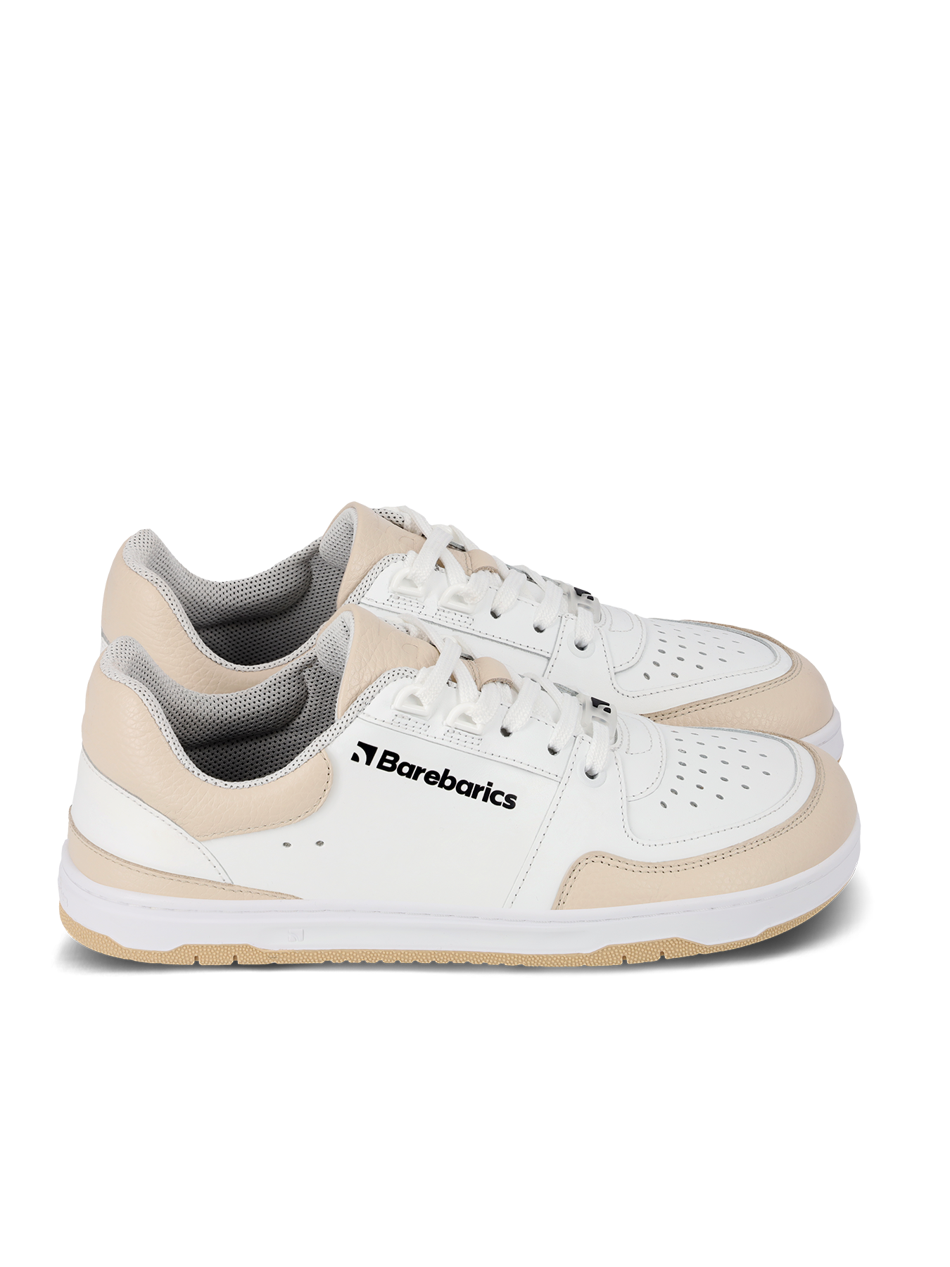 Barefoot Sneakers Barebarics Wave - White & Beige