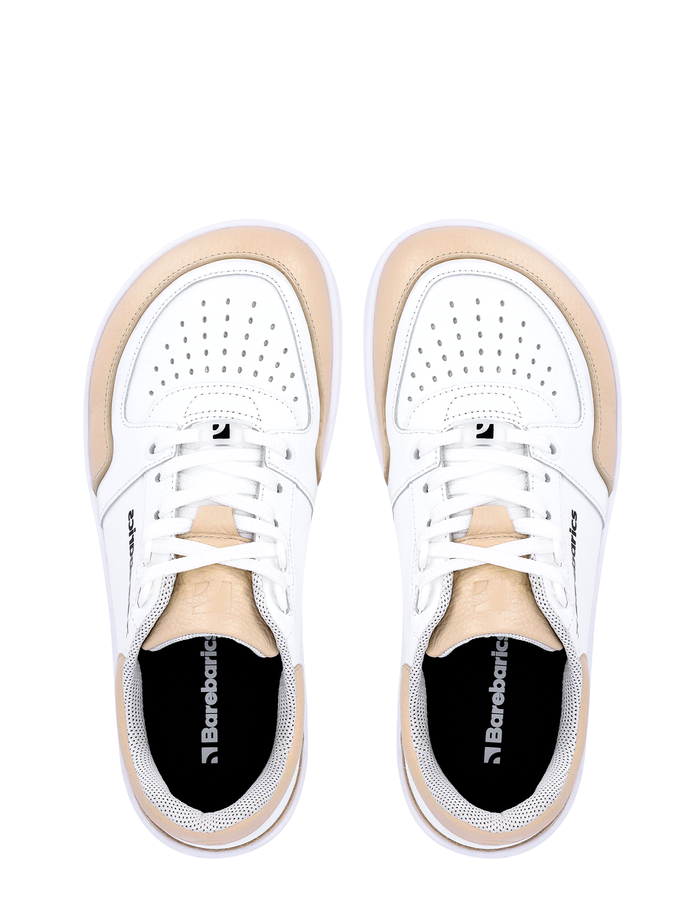 Barefoot Sneakers Barebarics Wave - White & Beige