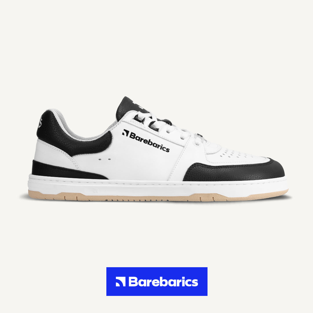 Barefoot Sneakers Barebarics Wave - White & Black (SALE)