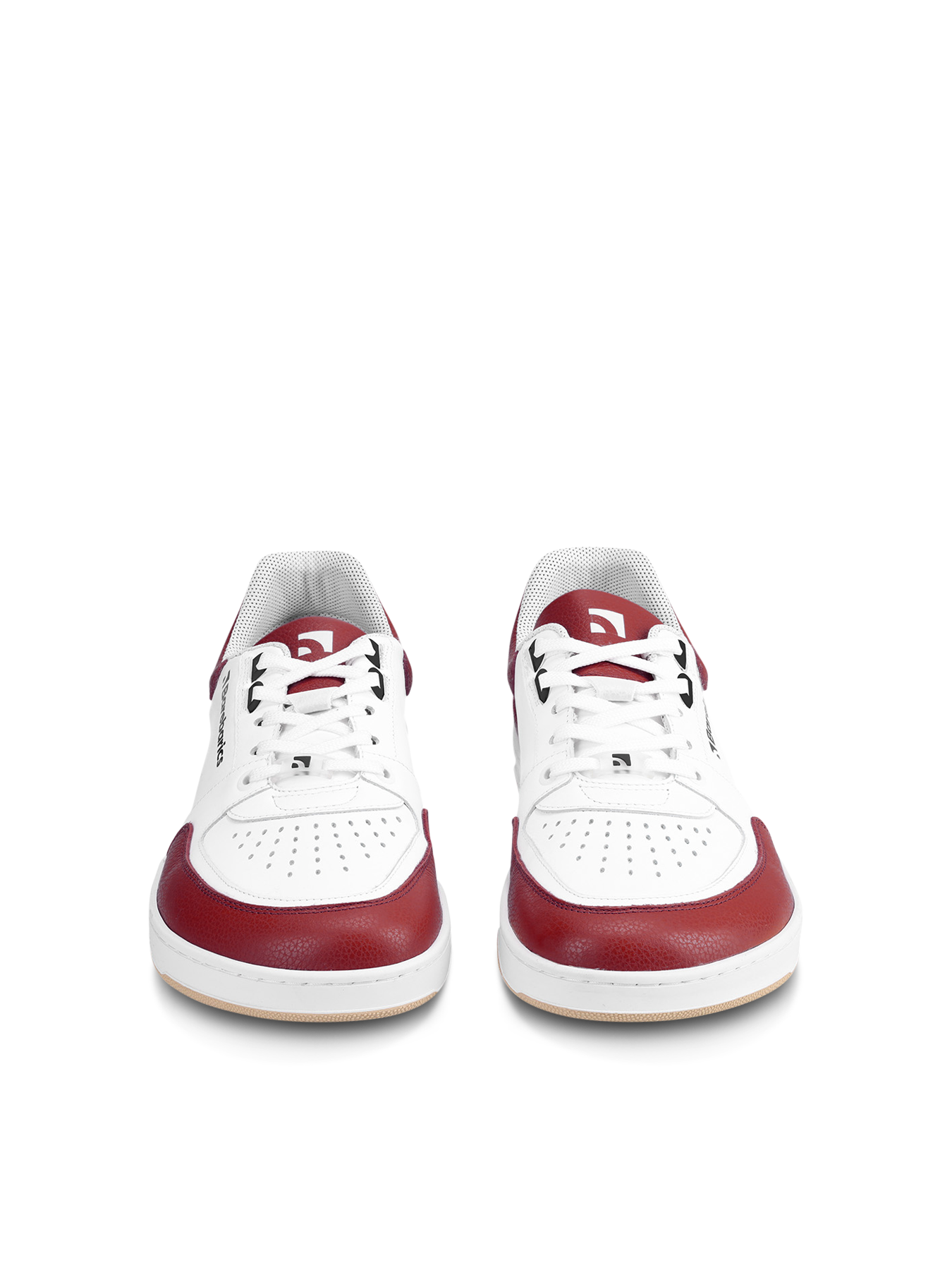 Barefoot Sneakers Barebarics Wave - White & Crimson Red