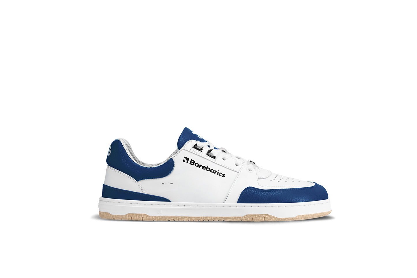 Baskets pieds nus Barebarics Wave - Blanc et bleu foncé