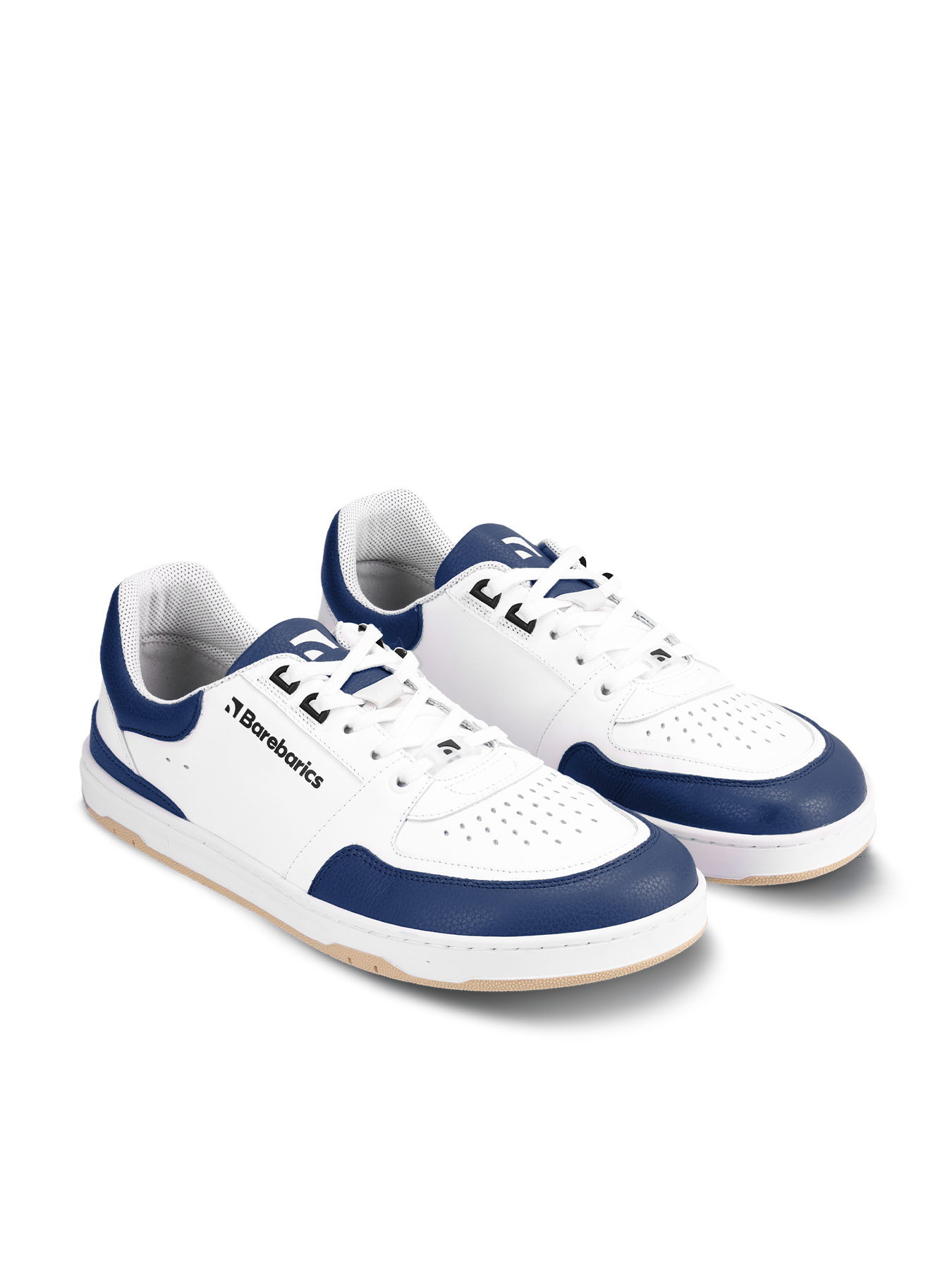 Barefoot Sneakers Barebarics Wave - White & Dark Blue