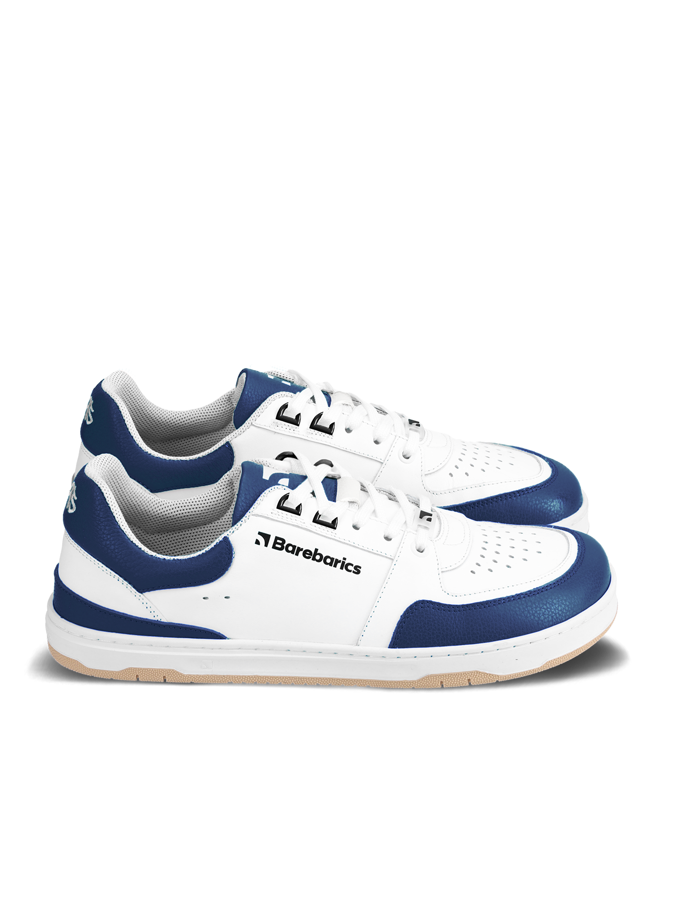 Barefoot Sneakers Barebarics Wave - White & Dark Blue