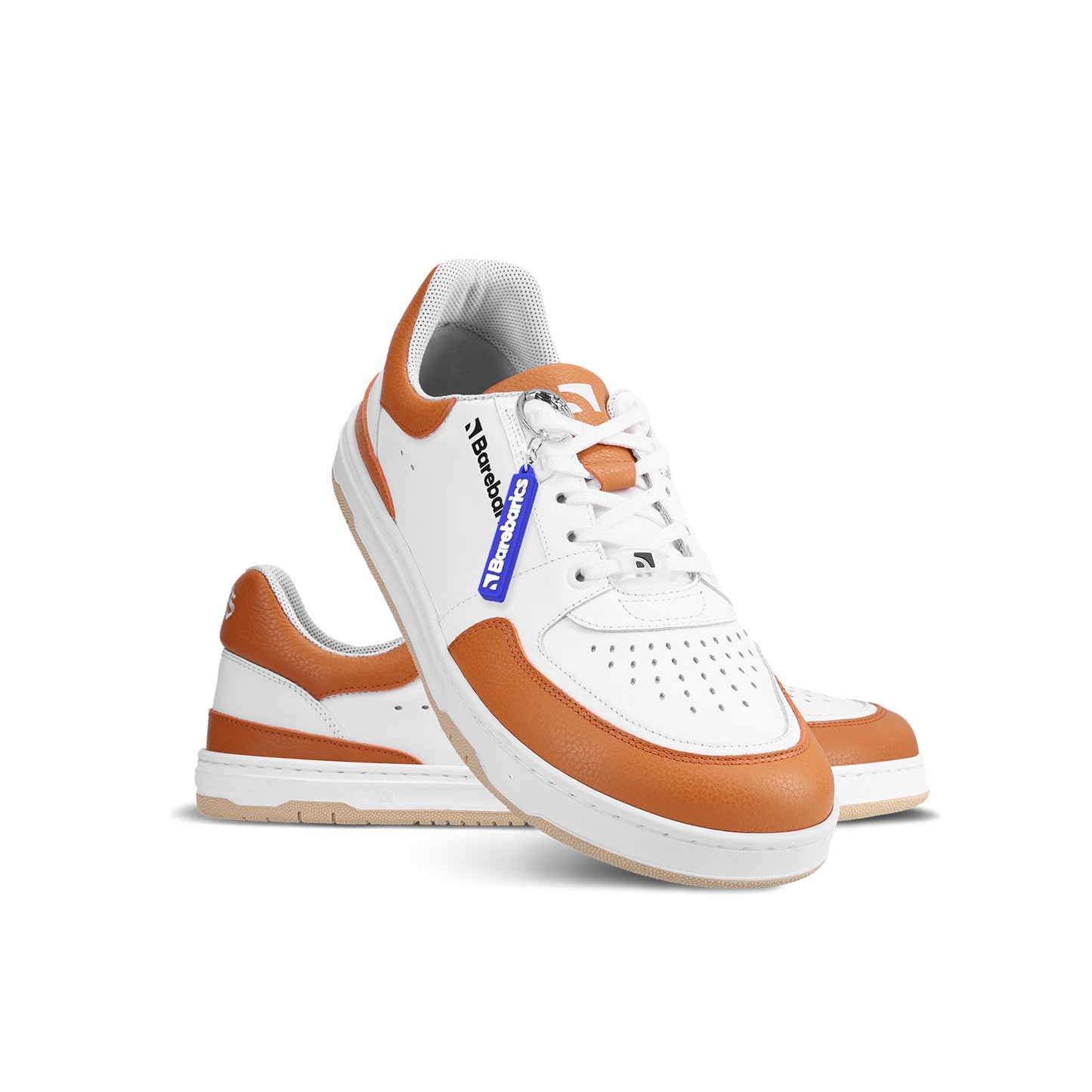 Baskets pieds nus Barebarics Wave - Blanc et orange