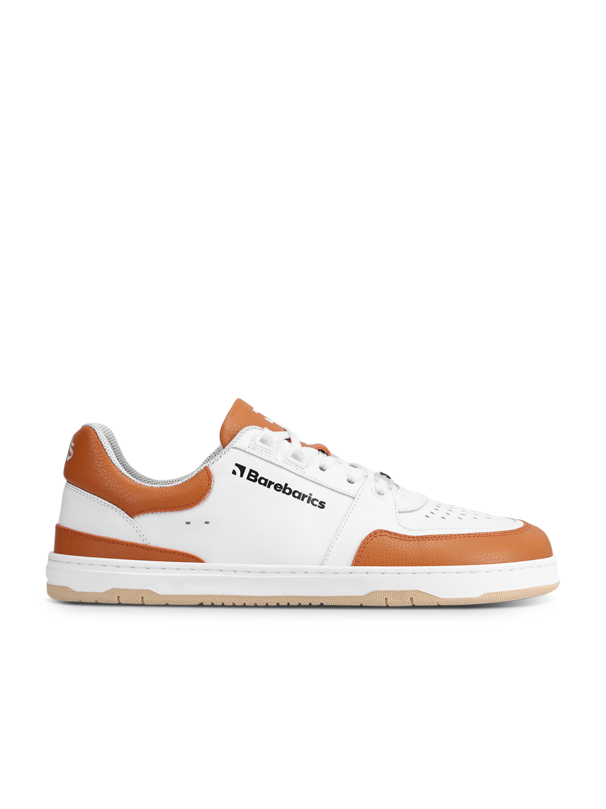 Barefoot Sneakers Barebarics Wave - White & Orange (Sale)