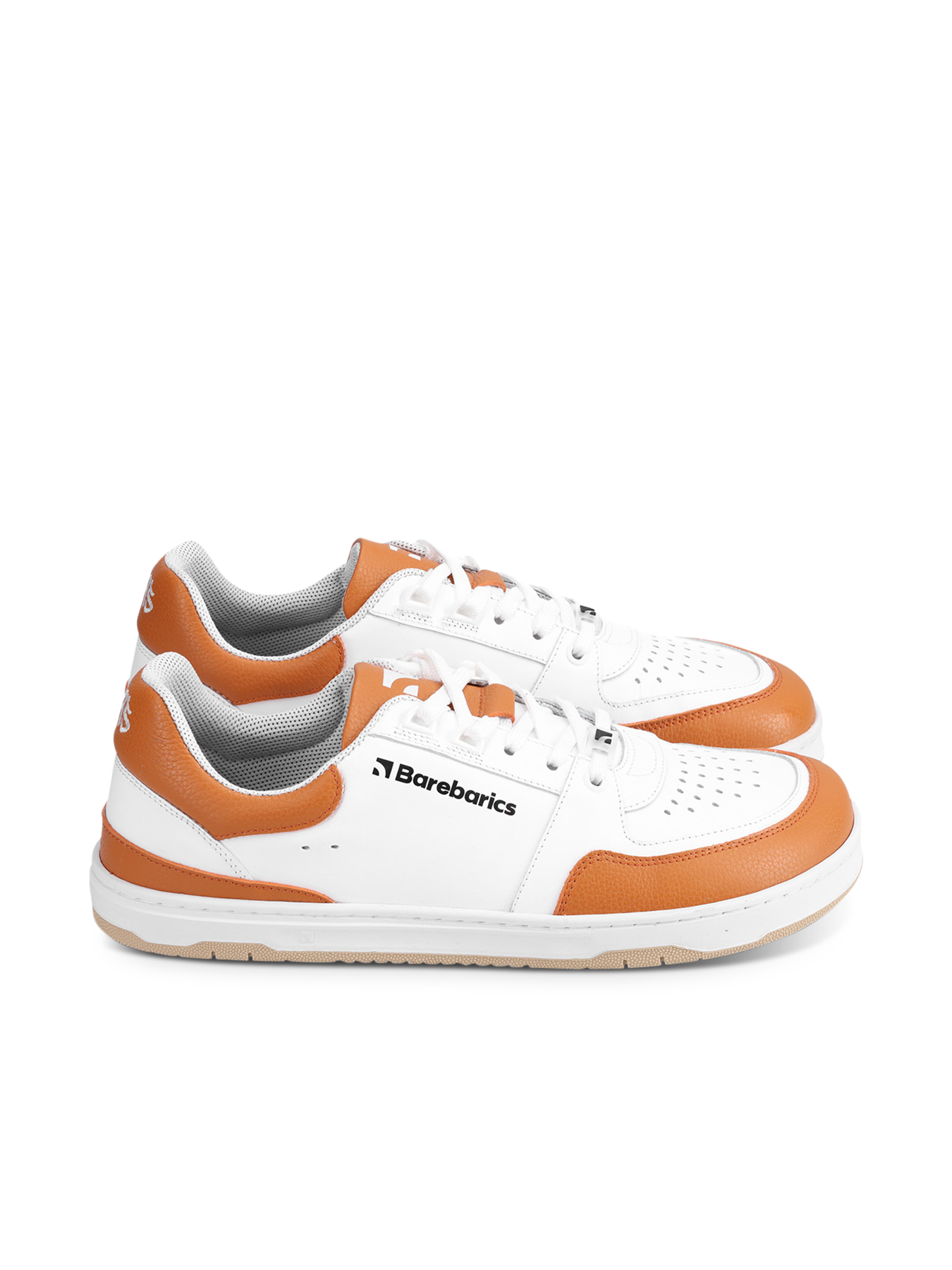 Barefoot Sneakers Barebarics Wave - White & Orange
