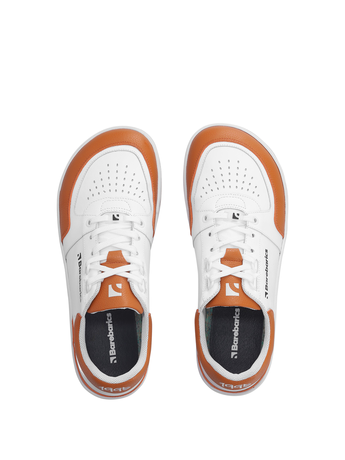 Barefoot Sneakers Barebarics Wave - White & Orange