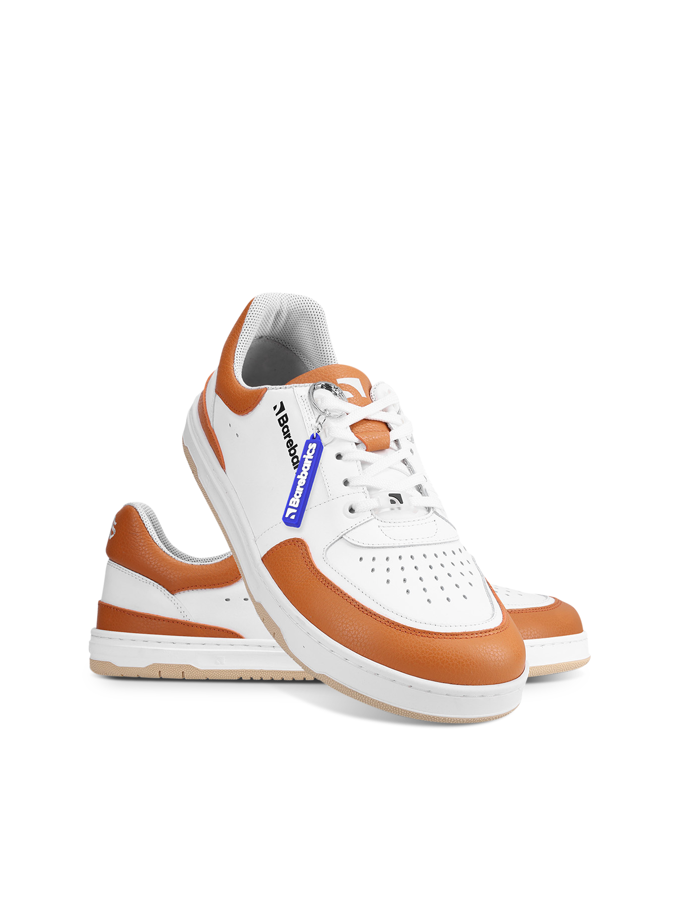 Barefoot Sneakers Barebarics Wave - White & Orange