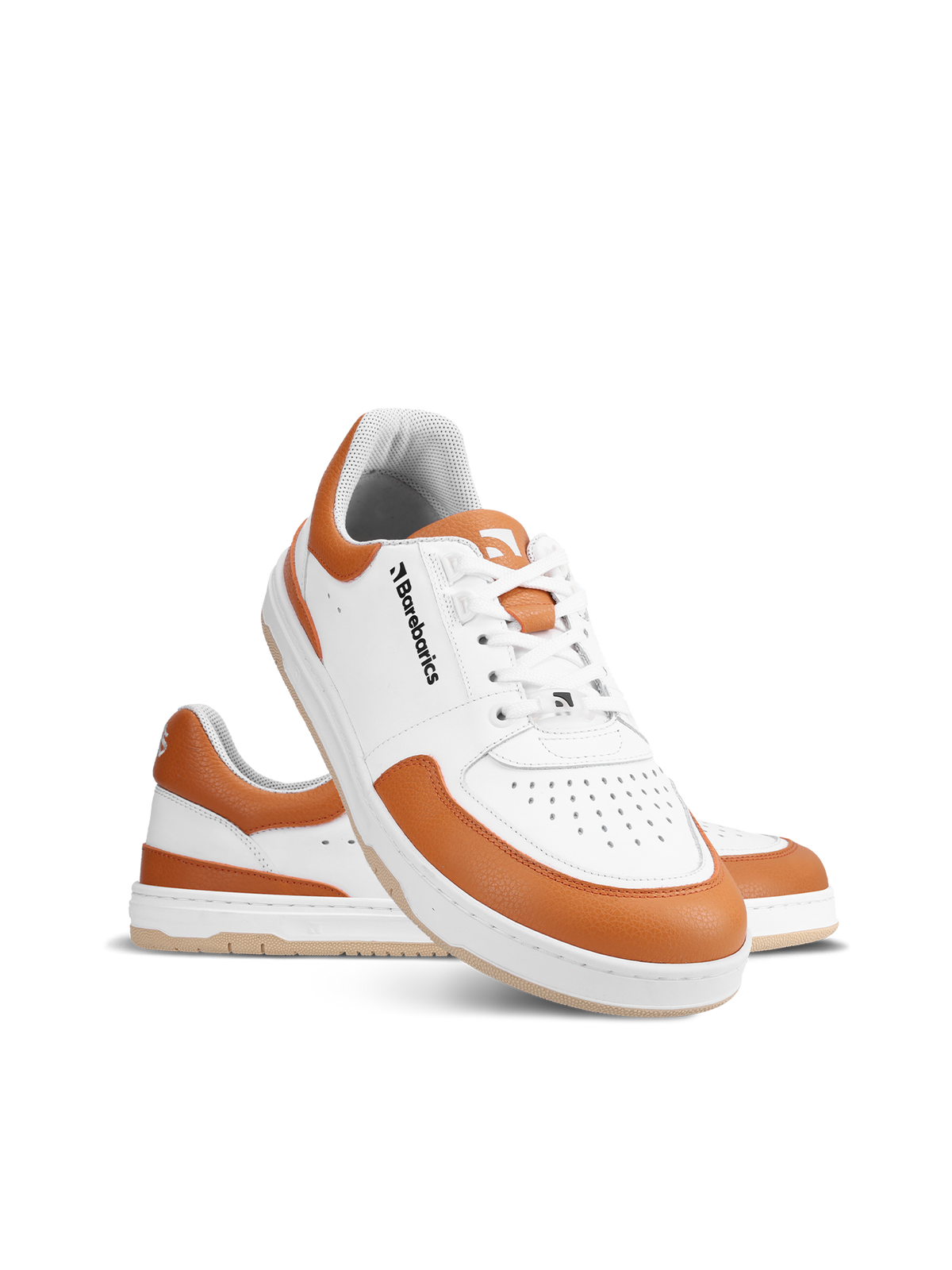 Barefoot Sneakers Barebarics Wave - White & Orange (Sale)