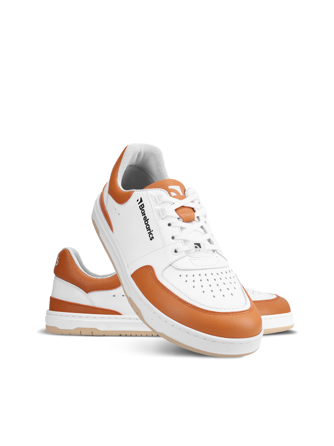 Barefoot Sneakers Barebarics Wave - White & Orange