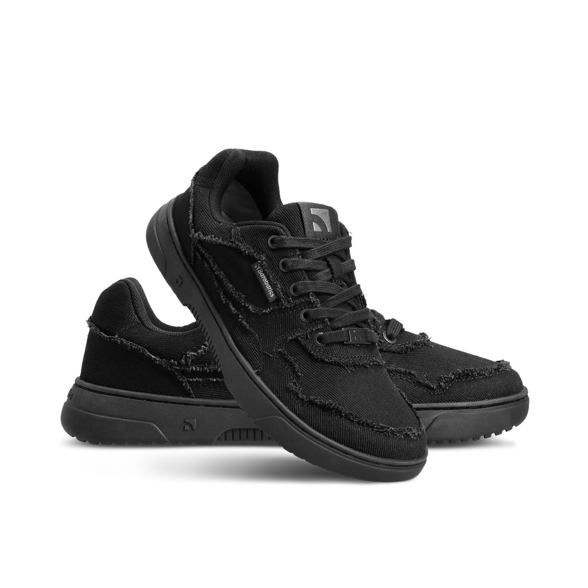 Barefoot Sneakers Barebarics Zing Denim - All Black