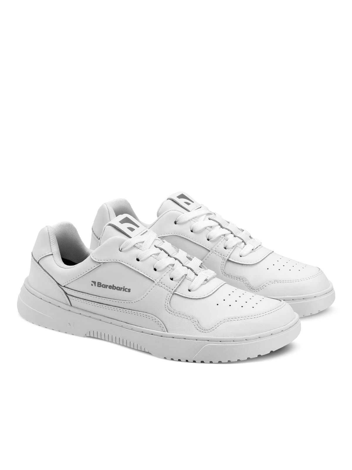 Barefoot Sneakers Barebarics Zing - All White - Leather