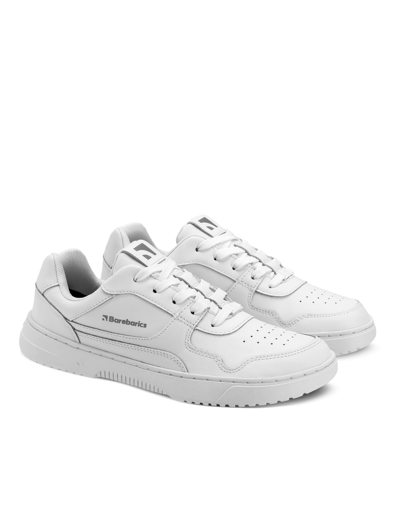 Barefoot Sneakers Barebarics Zing - All White - Leather