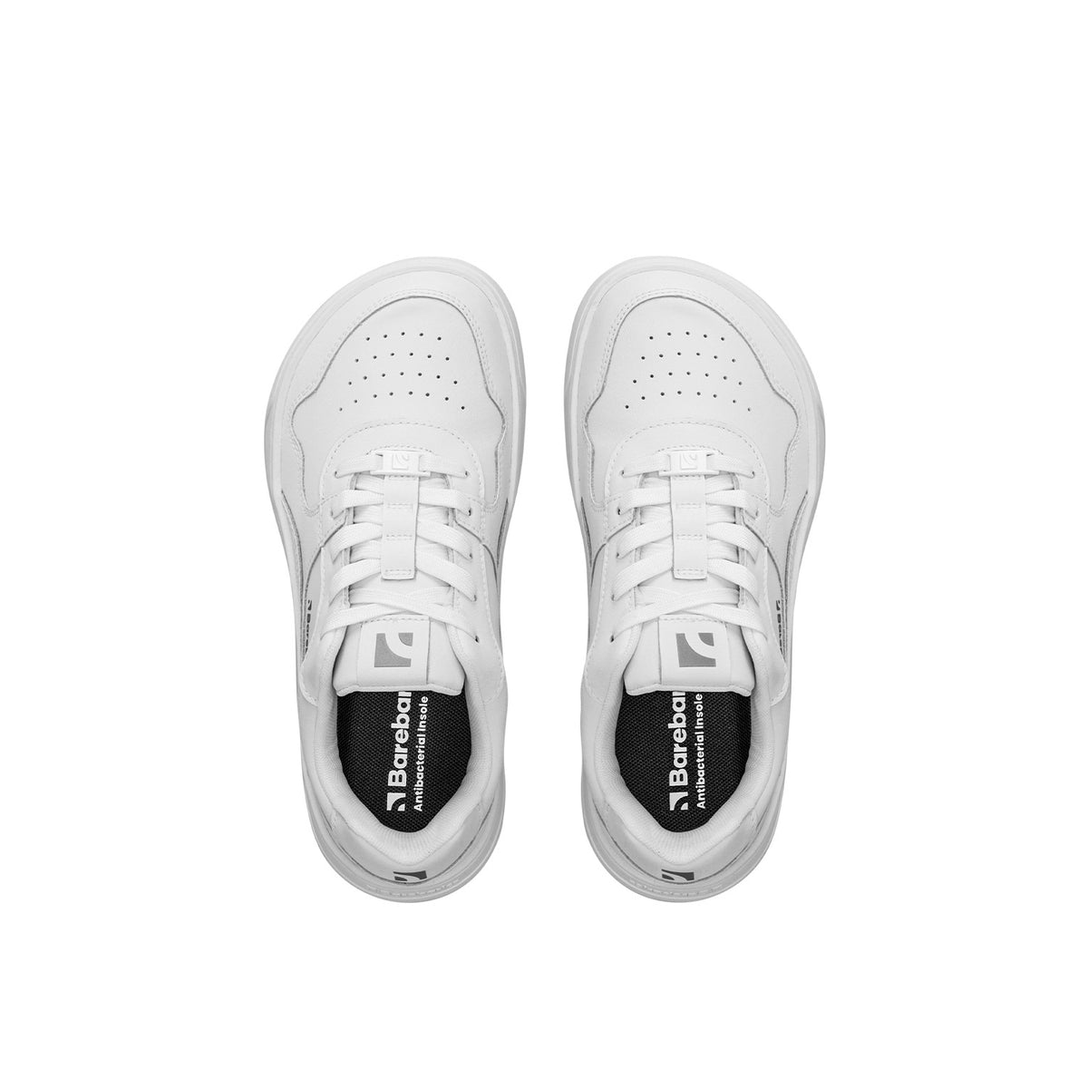 Barefoot Sneakers Barebarics Zing - All White - Leather
