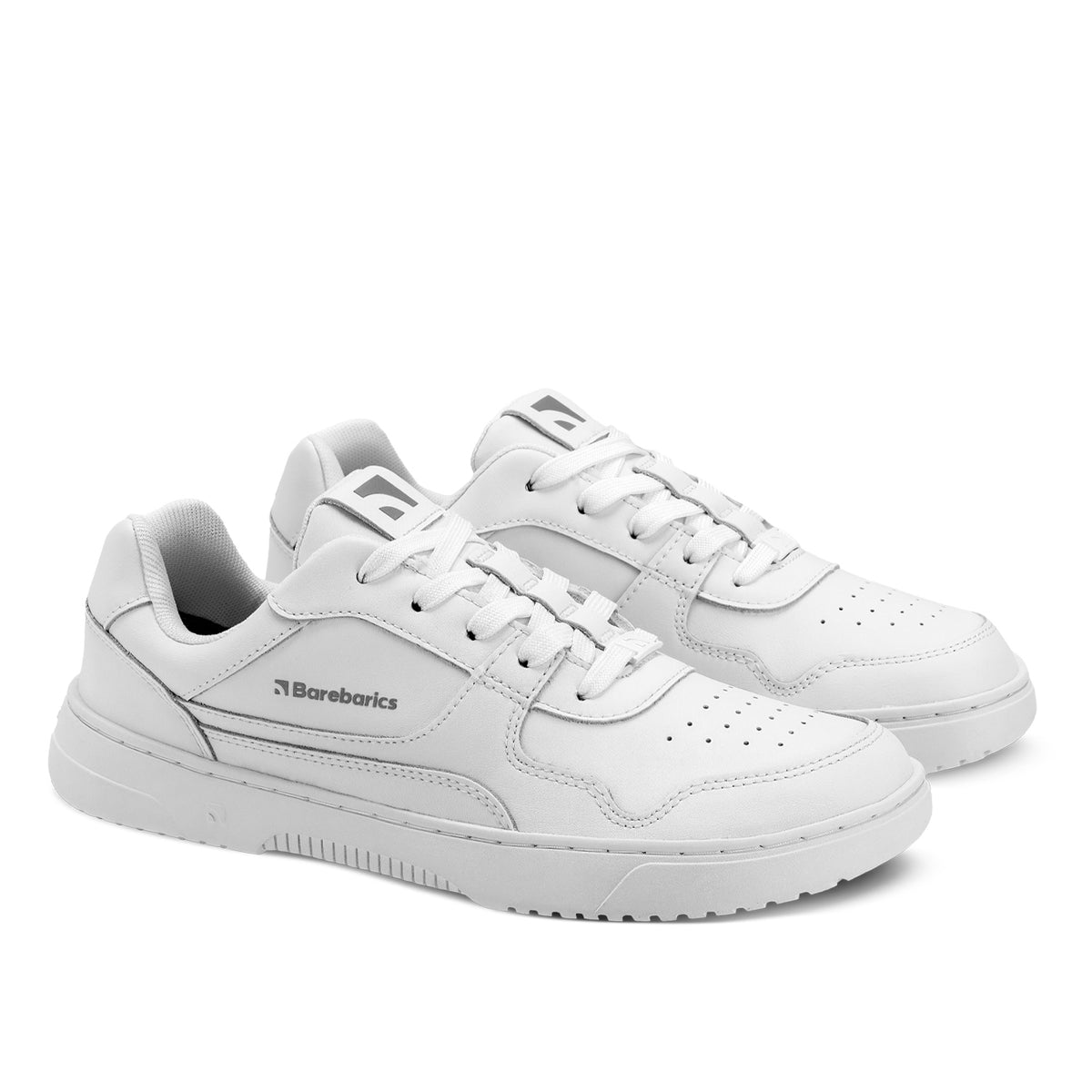 Barefoot Sneakers Barebarics Zing - All White - Leather