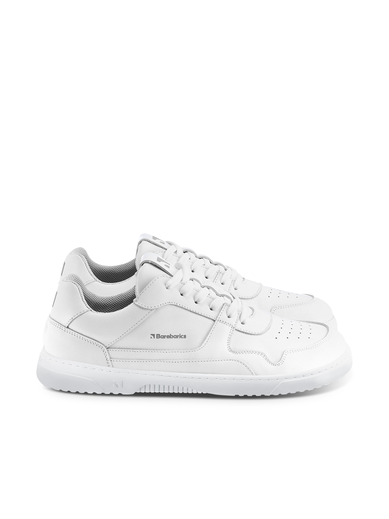 Barefoot Sneakers Barebarics Zing - All White - Leather