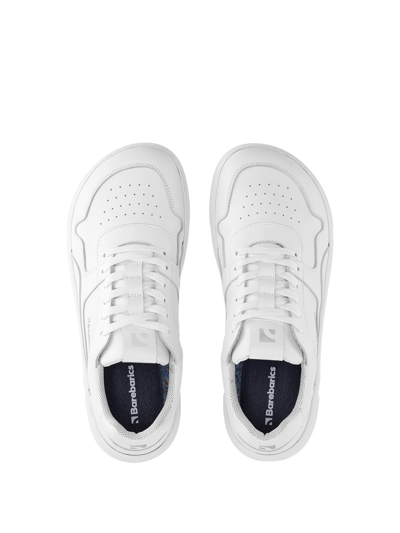 Barefoot Sneakers Barebarics Zing - All White - Leather