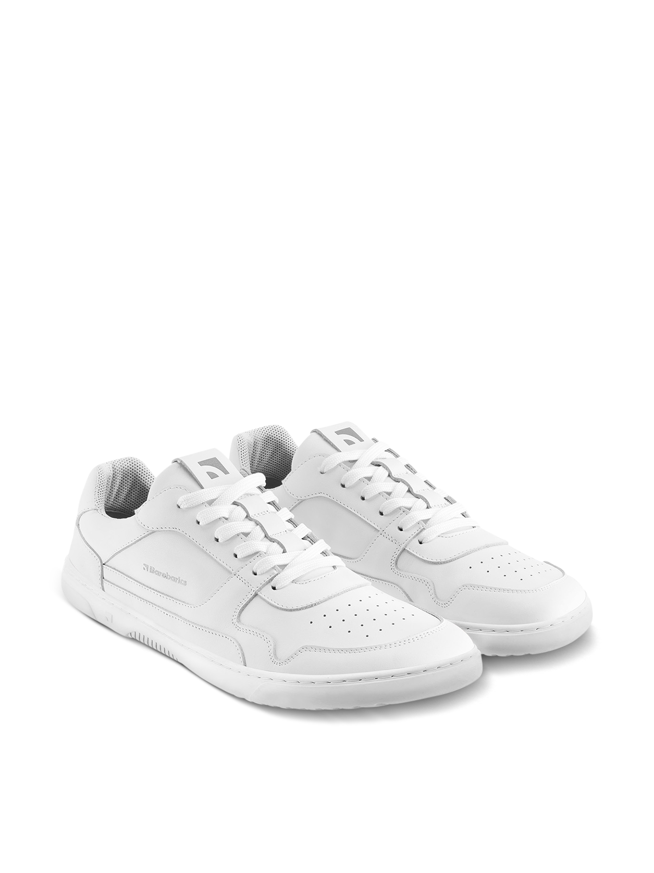 Barefoot Sneakers Barebarics Zing - All White - Leather