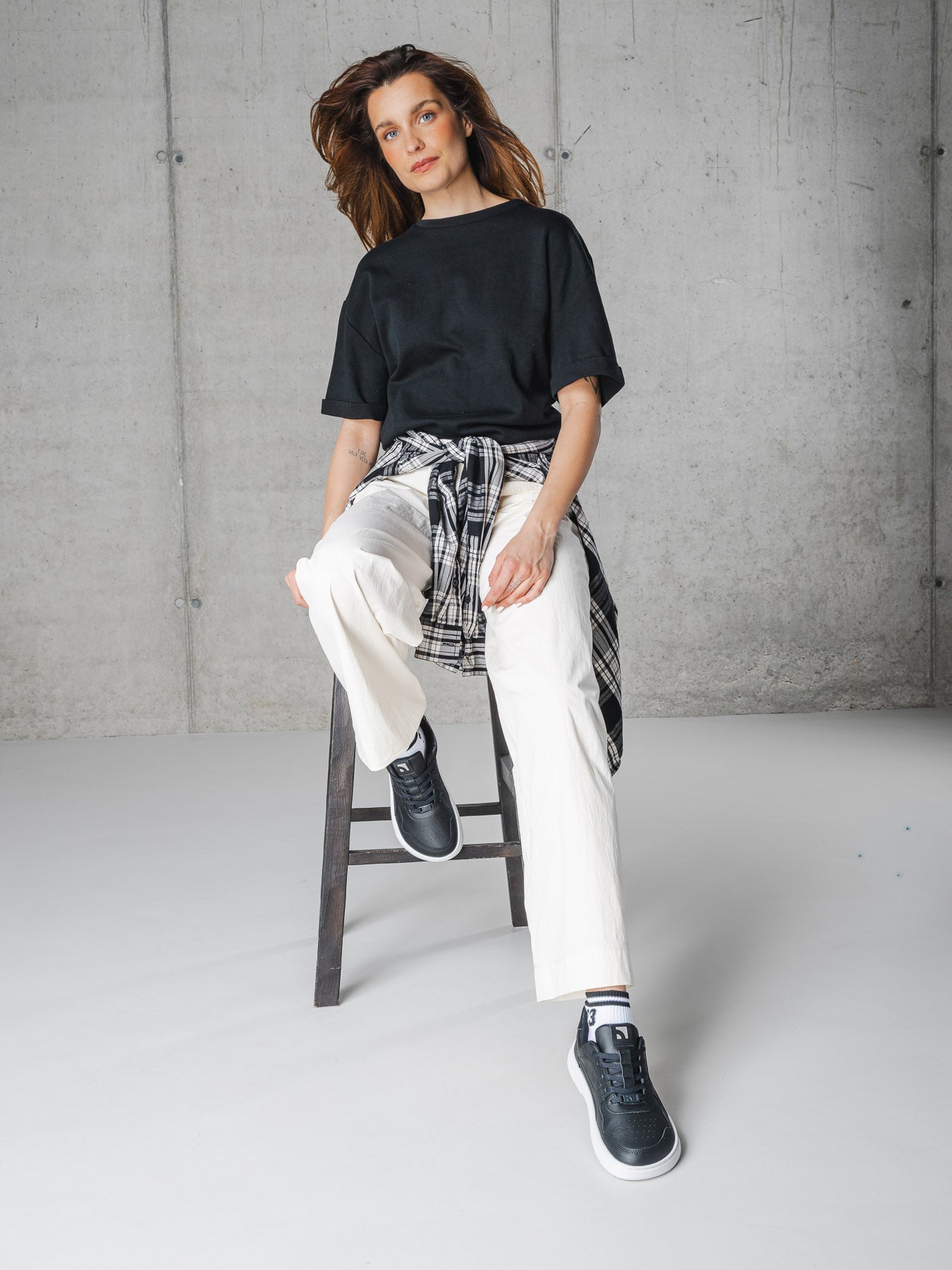 Barefoot Sneakers Barebarics Zing - Black & White