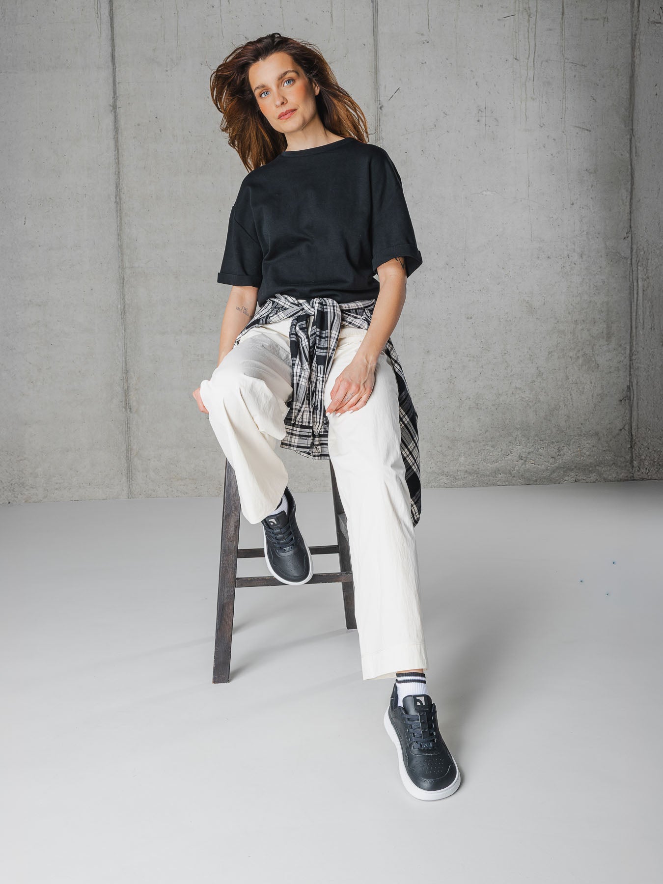 Barefoot Sneakers Barebarics Zing - Black & White
