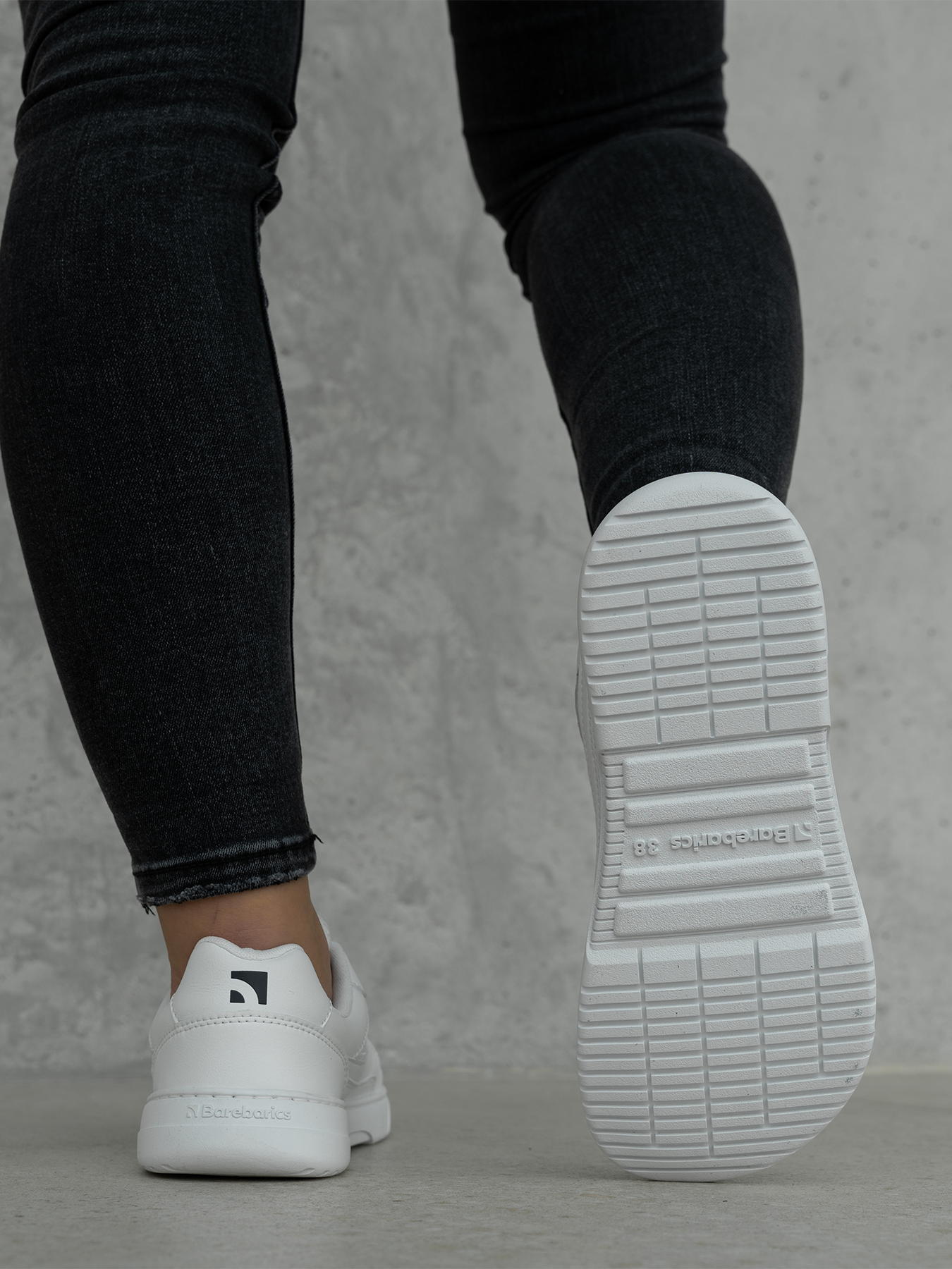 Baskets pieds nus Barebarics Zing - Fresh - Tout blanc