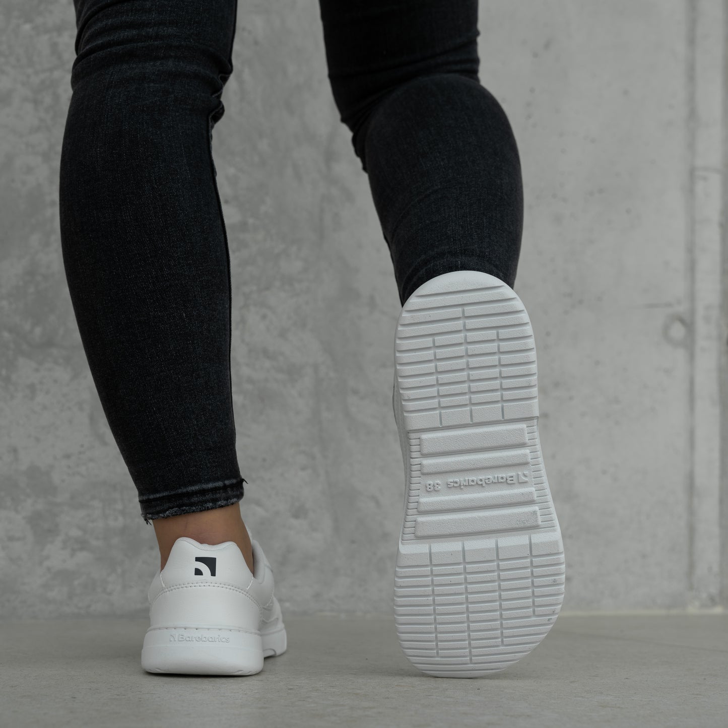 Baskets pieds nus Barebarics Zing - Fresh - Tout blanc