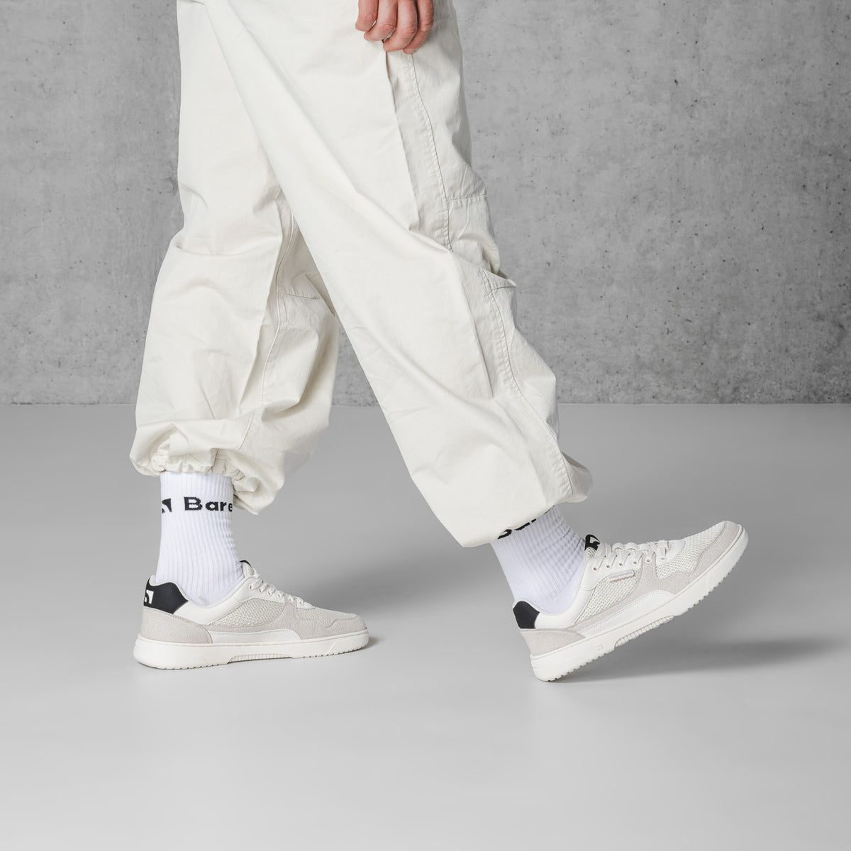 Barefoot Sneakers Barebarics Zing - Fresh - White & Beige