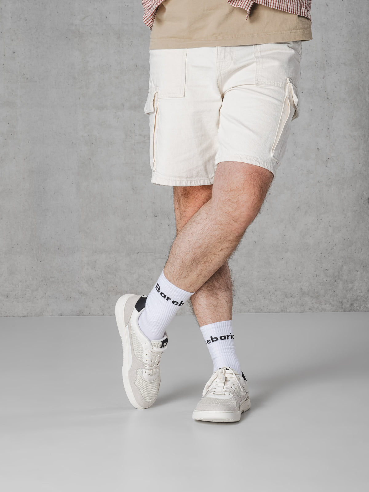 Barefoot Sneakers Barebarics Zing - Fresh - White & Beige