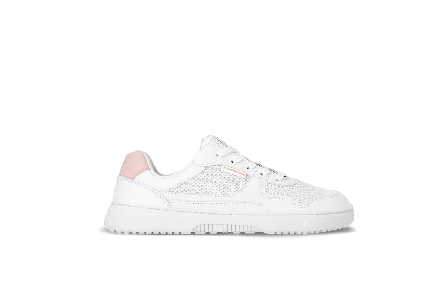 Barefoot Sneakers Barebarics Zing - Fresh - White & Coral Pink