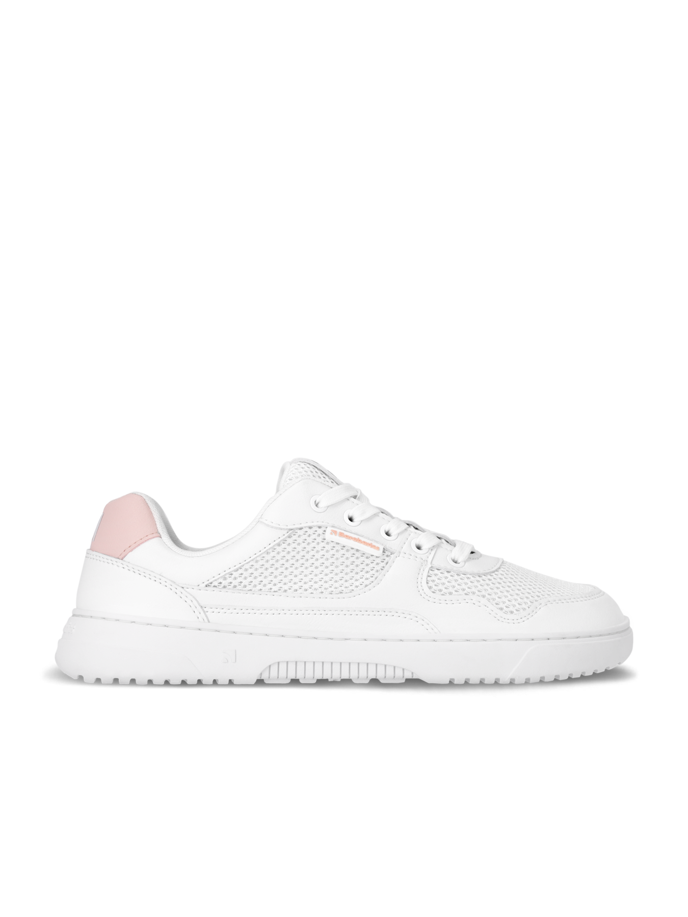 Barefoot Sneakers Barebarics Zing - Fresh - White & Coral Pink