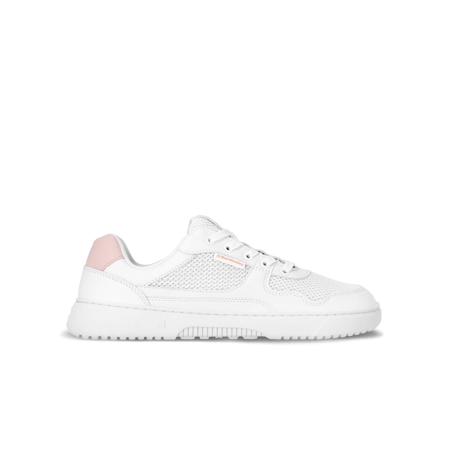Baskets pieds nus Barebarics Zing - Fresh - Blanc et rose corail