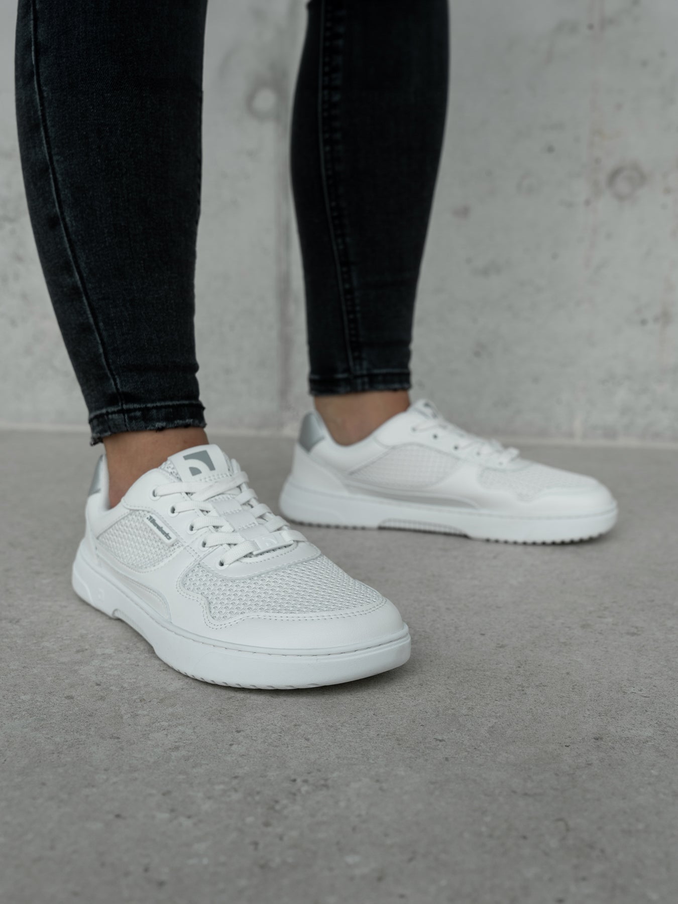 Barefoot Sneakers Barebarics Zing - Fresh - White & Silver