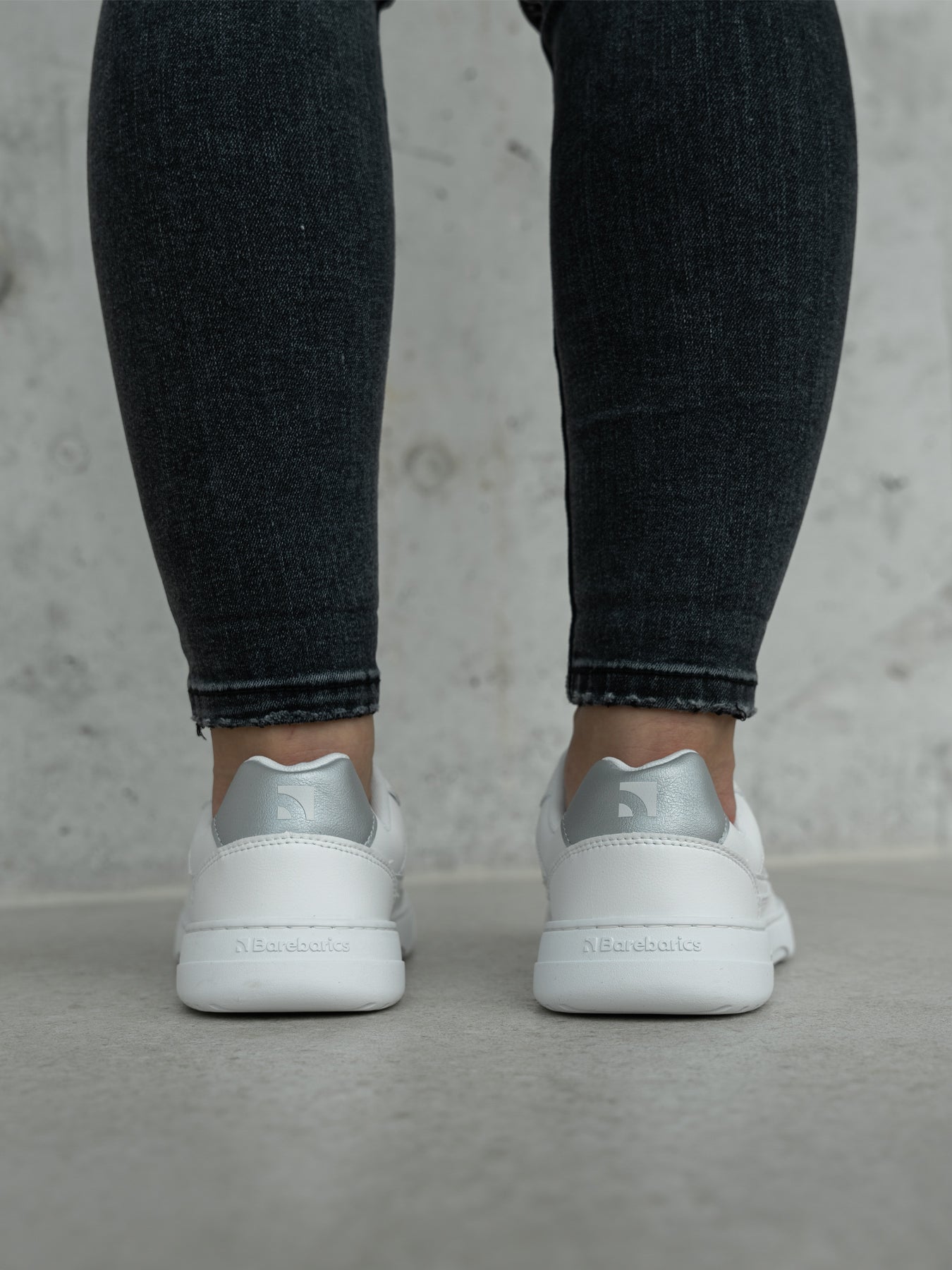 Barefoot Sneakers Barebarics Zing - Fresh - White & Silver