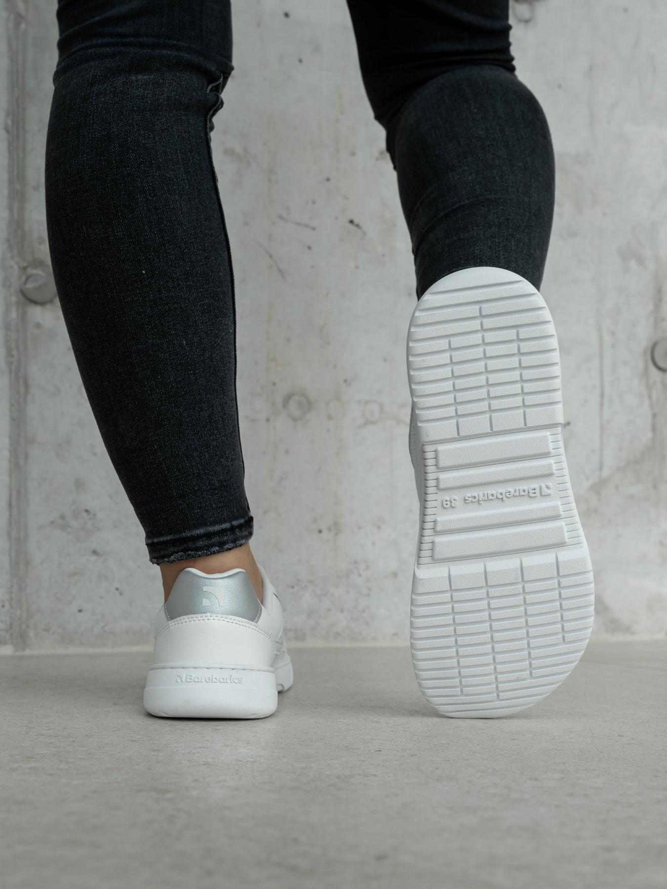 Barefoot Sneakers Barebarics Zing - Fresh - White & Silver