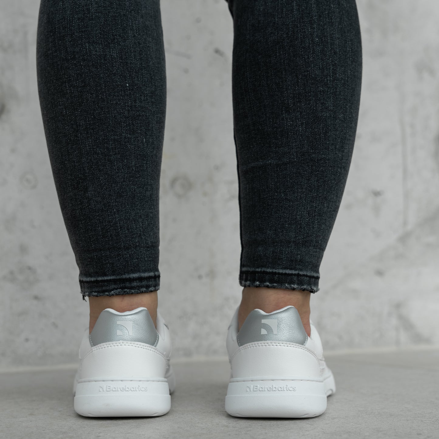 Barefoot Sneakers Barebarics Zing - Fresh - White & Silver