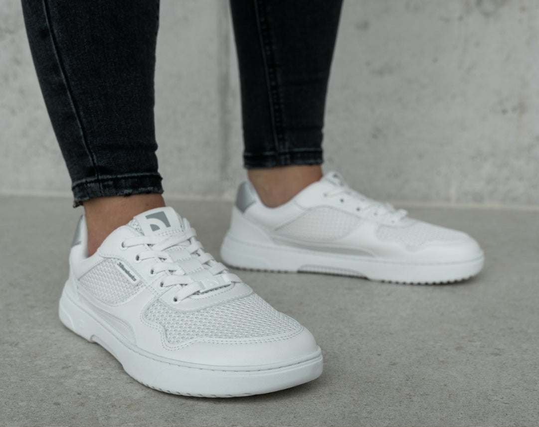 Barefoot Sneakers Barebarics Zing - Fresh - White & Silver