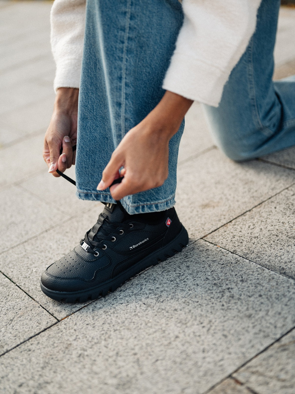 Barefoot Sneakers Barebarics Zing Frost - All Black (Sale)