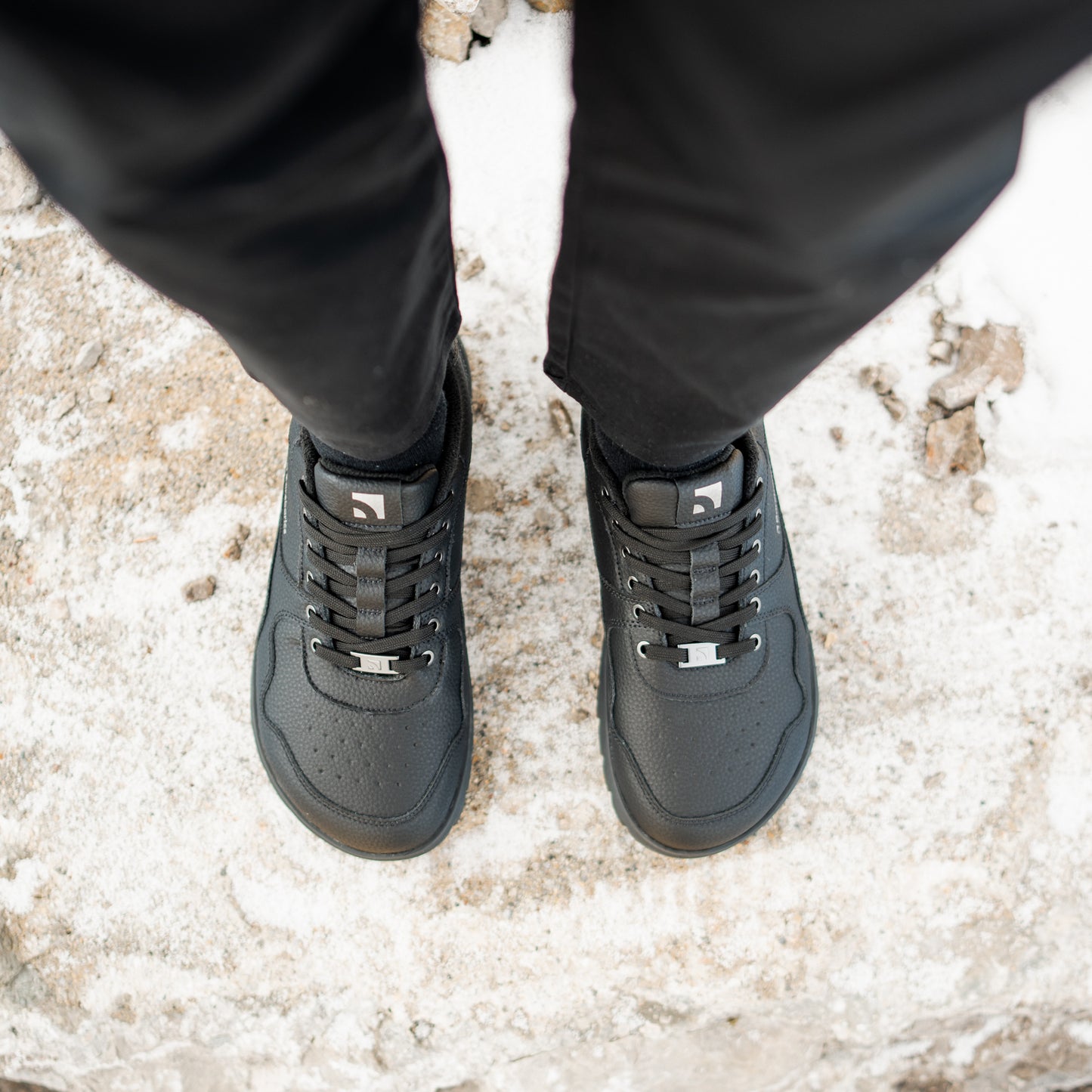 Baskets pieds nus Barebarics Zing Frost - Tout noir