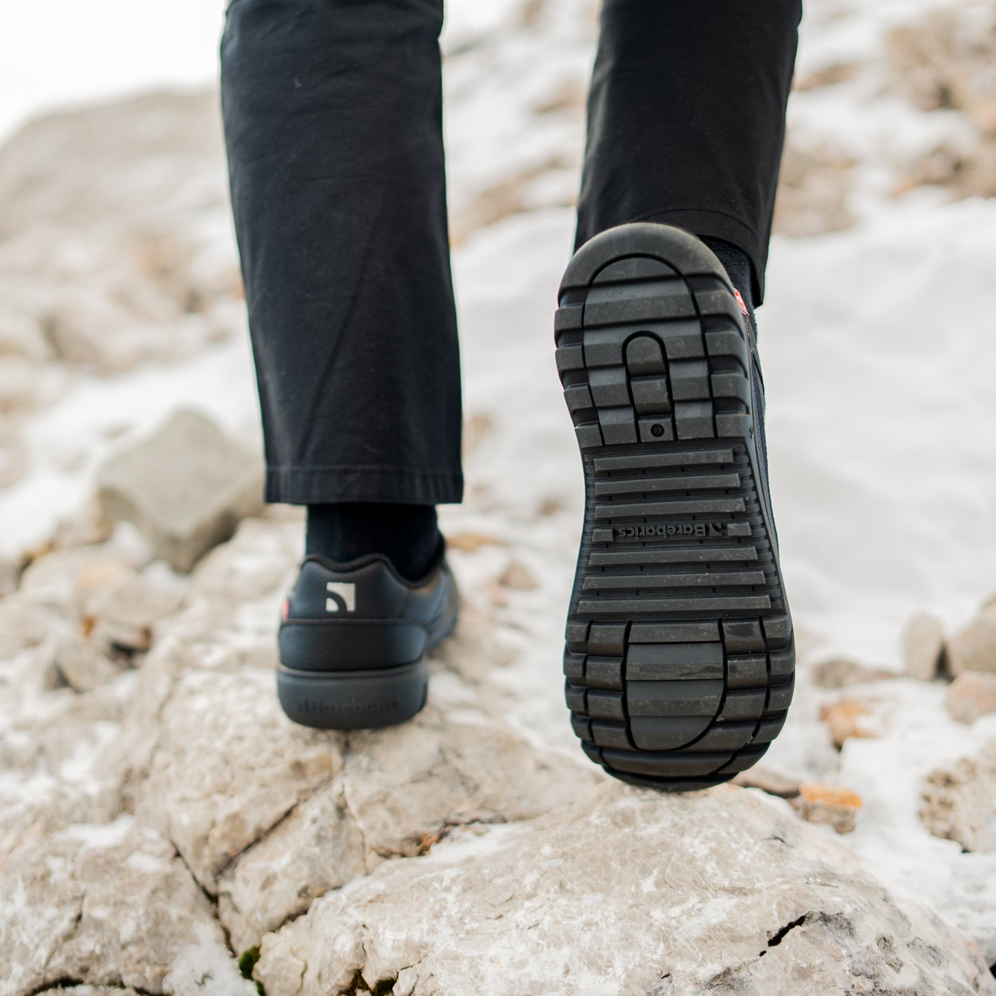 Baskets pieds nus Barebarics Zing Frost - Tout noir