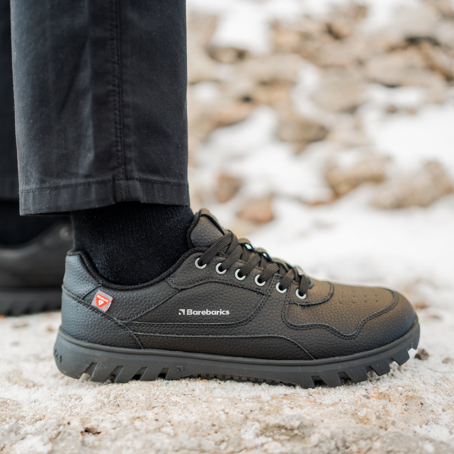 Baskets pieds nus Barebarics Zing Frost - Tout noir