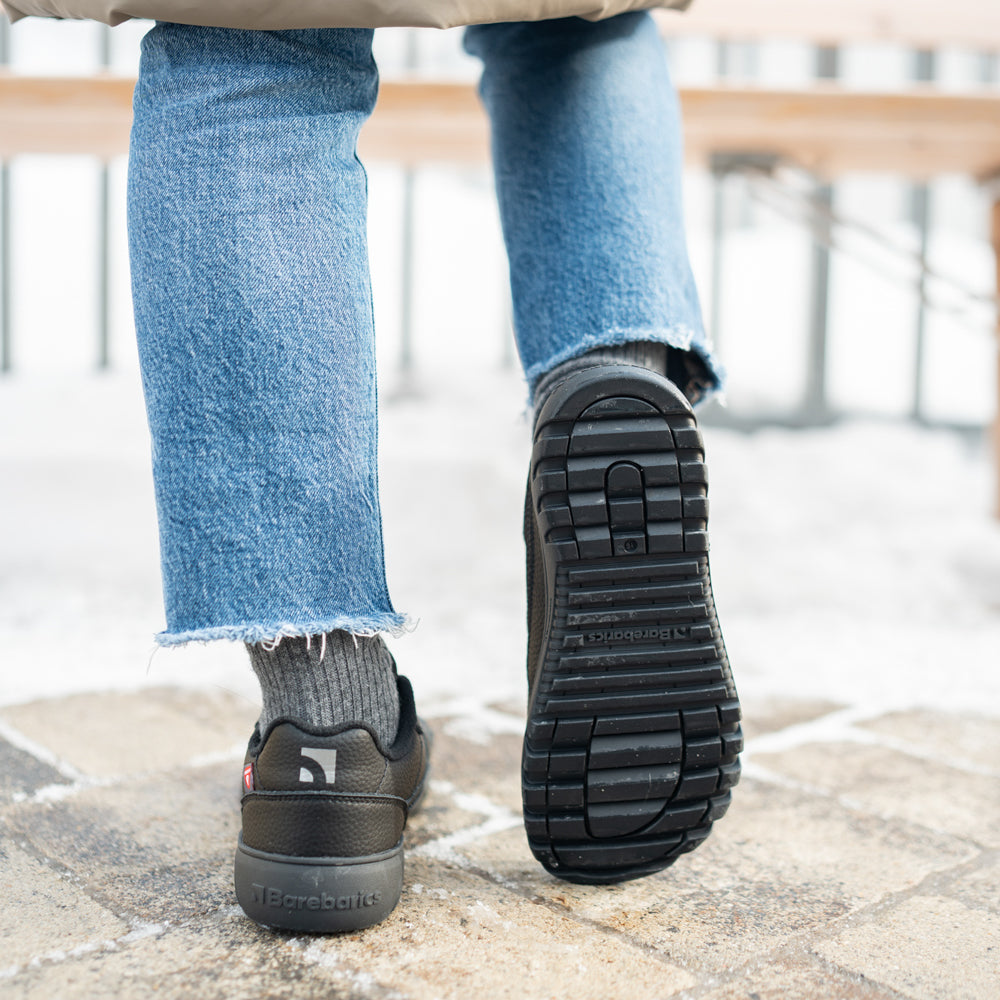 Baskets pieds nus Barebarics Zing Frost - Tout noir
