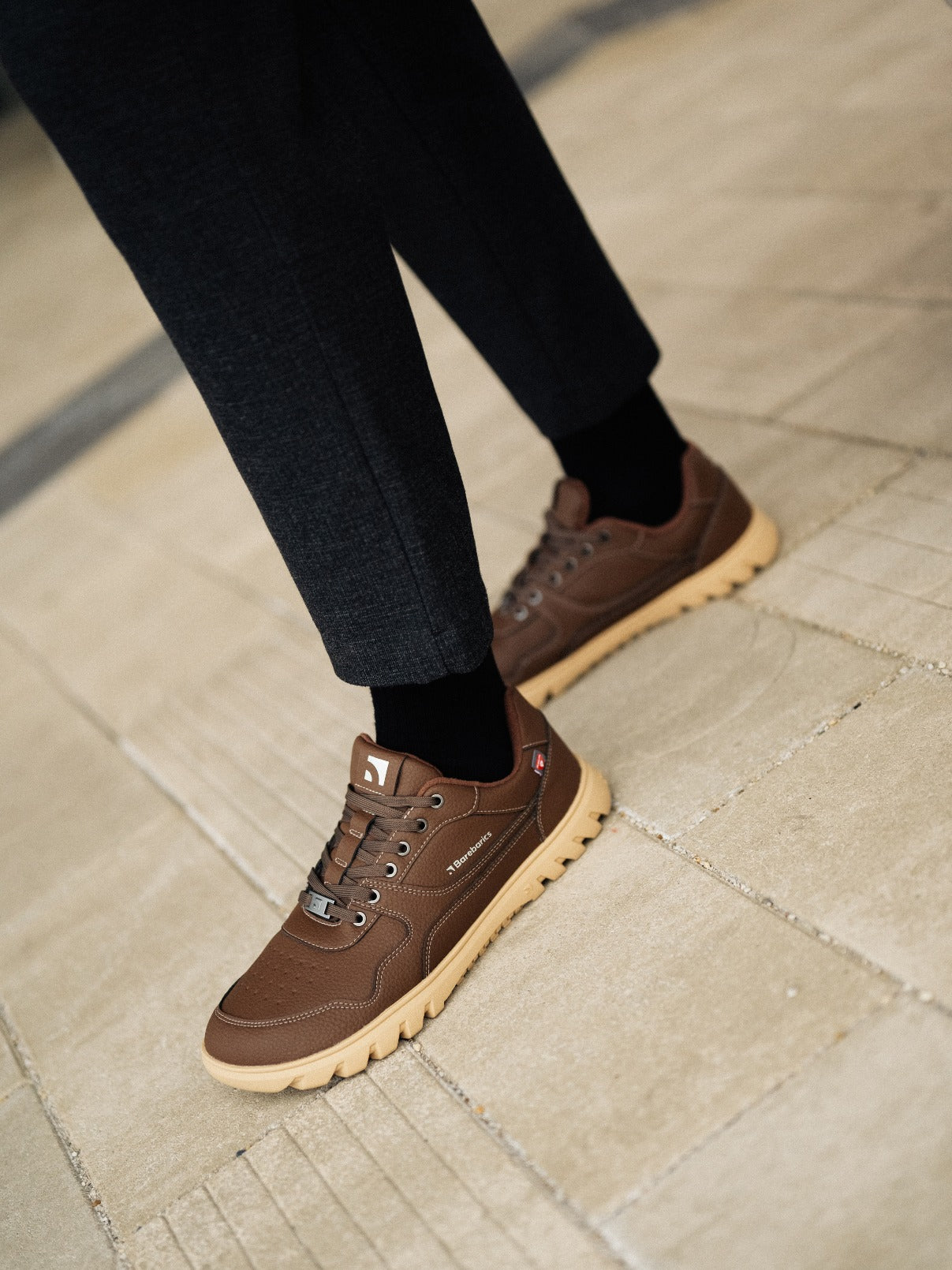 Barefoot Sneakers Barebarics Zing Frost - Dark Brown